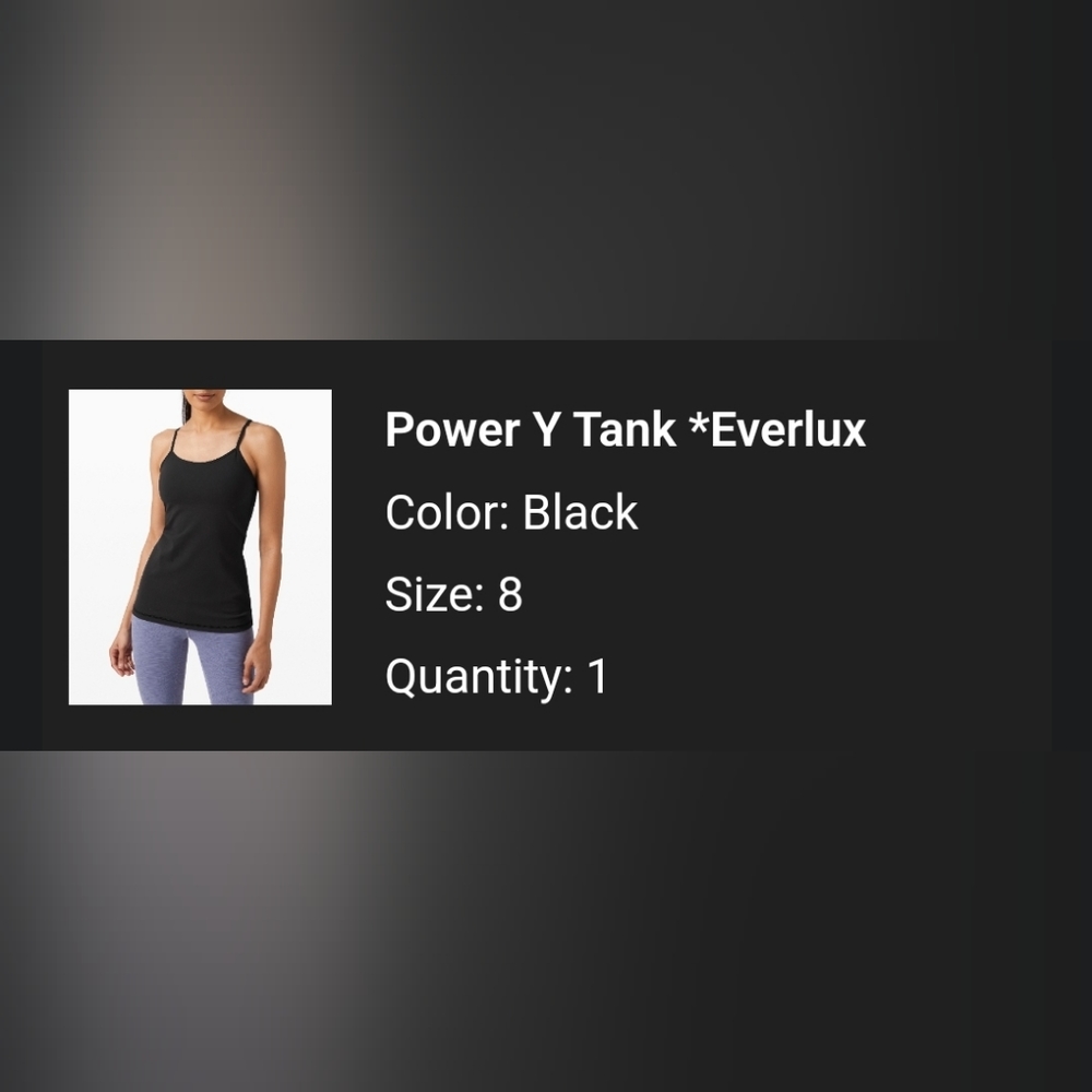 Lululemon tank top